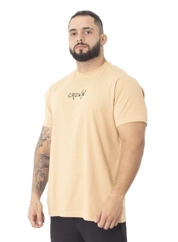 Camiseta Crown Training Bege