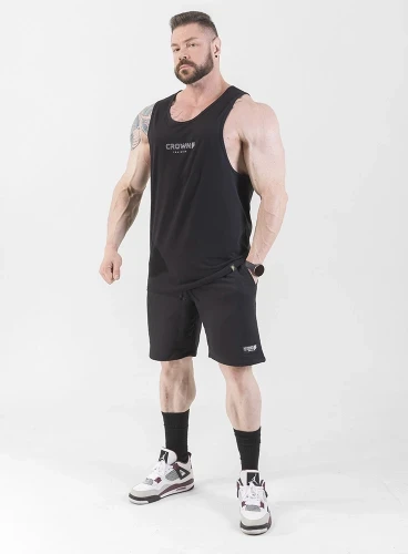 Regata Crown Training Long Reta Black Produto Regata Crown Training Long Reta Black