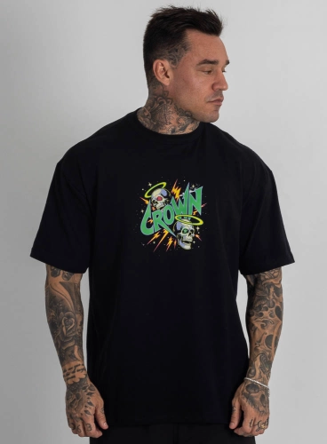 Camiseta Oversized Chaos Preta Produto Camiseta Oversized Chaos Preta