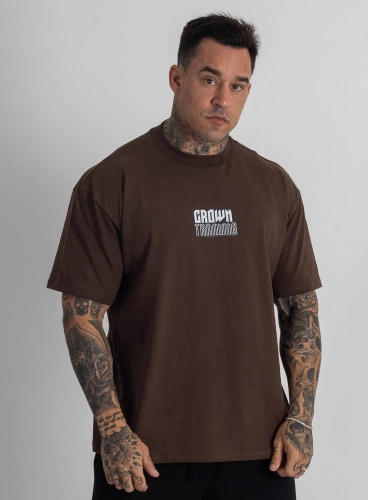 Camiseta Oversized Base Marrom