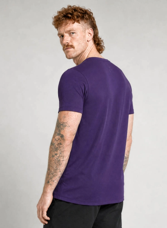 Produto Camiseta Crown Polytech Mini Logo Roxa