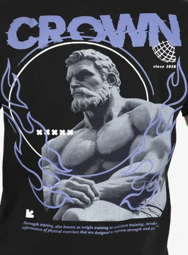 Camiseta Oversized Preta Greek Produto Camiseta Oversized Preta Greek
