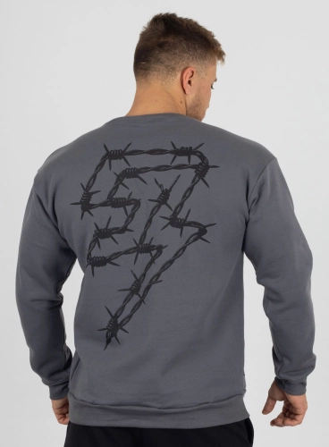 Moletom Crown Farpado Grafite