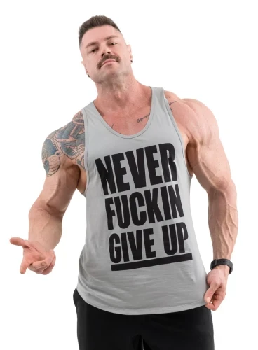 Regata Masculina Cinza Never Crown Training