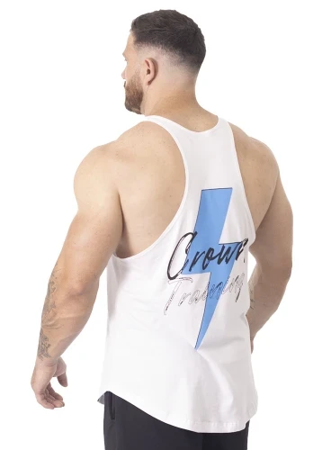 Produto Regata Cavada Crown Training Raio Branco 