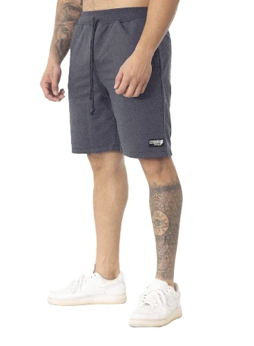 Bermuda Crown Moletom Tradicional  Mescla Black 