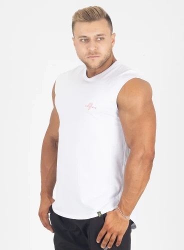 Regata Crown Japonesa Blaze Reps Branco Produto Regata Crown Japonesa Blaze Reps Branco