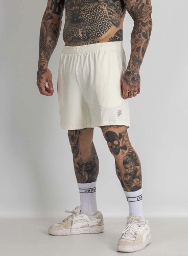 Bermuda Crown Poliamida Curta Classic Off White