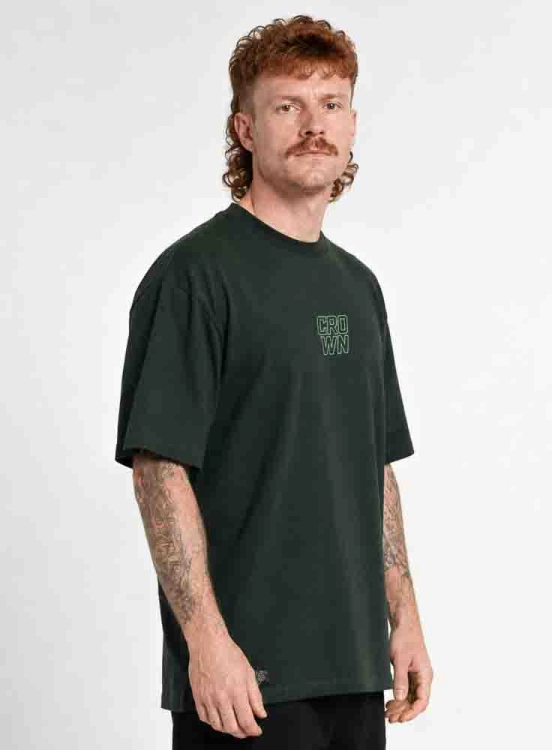 Produto Camiseta Oversized Static Bolt Verde Escuro