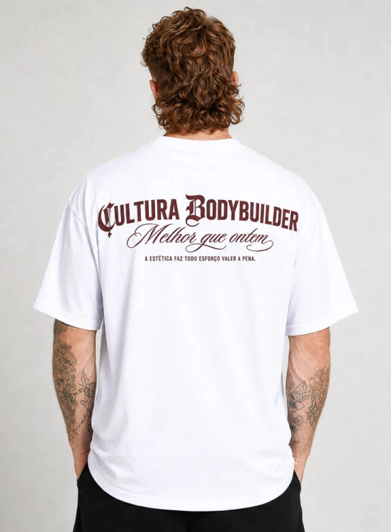 Produto Camiseta Oversized Cultura Branca