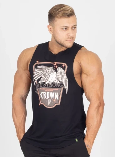Regata Crown Tank Eagle Preta Regata Crown Tank Eagle Preta
