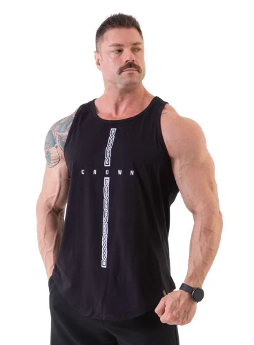 Regata Crown Training Long Tribal Preta Produto Regata Crown Training Long Tribal Preta