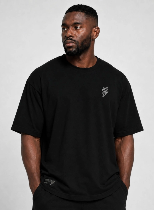 Produto Camiseta Oversized Forjado Preta