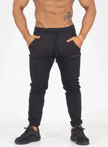 Calça Crown Training Moletom Dark  Preto 