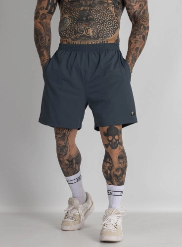 Bermuda Crown Poliamida Curta Chumbo