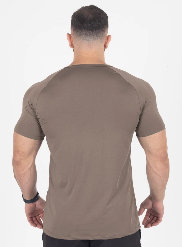 Produto Camiseta Crown Dry Fit Marrom Taupê
