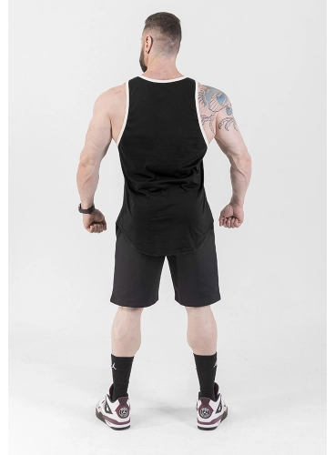 Regata Masculina Preta Bordada Crown Training Produto Regata Masculina Preta Bordada Crown Training