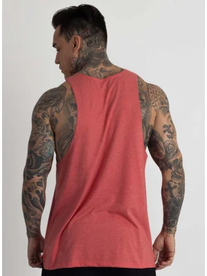 Regata Crown Corte Laser Ink Mescla Vermelho Produto Regata Crown Corte Laser Ink Mescla Vermelho