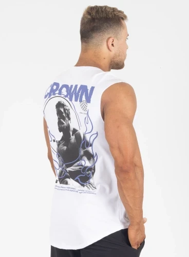Regata Crown Japonesa Greek Branco Produto Regata Crown Japonesa Greek Branco