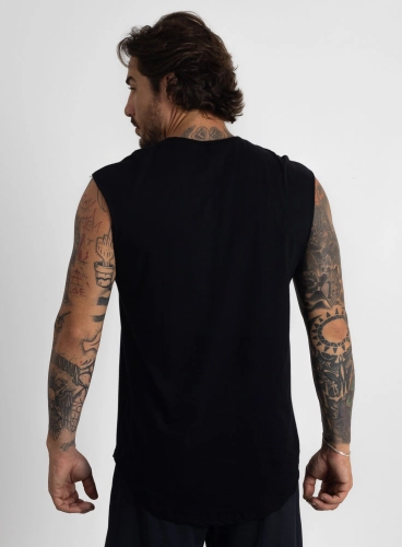 Produto Regata Crown Japonesa Punk Preta