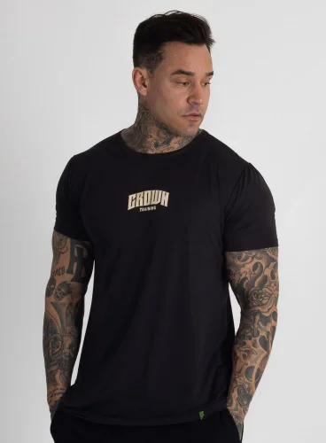 Camiseta Crown Polytech Pace Preta Produto Camiseta Crown Polytech Pace Preta