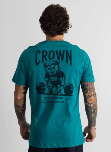 Produto Camiseta Crown Training Treino Fofo Verde Petróleo