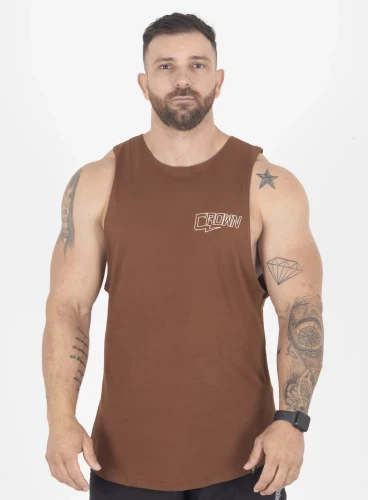 Produto Regata Crown Tank Spark Marrom 