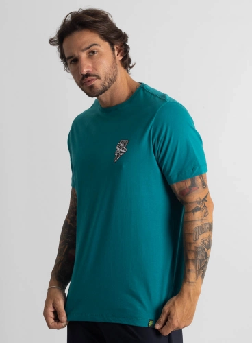 Regata Crown Japonesa Viciado Verde Petróleo Produto Regata Crown Japonesa Viciado Verde Petróleo