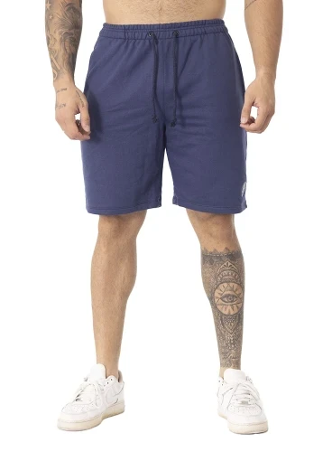 Bermuda Crown Moletom Tradicional Dark Bordada Azul Marinho Produto Bermuda Crown Moletom Tradicional Dark Bordada Azul Marinho