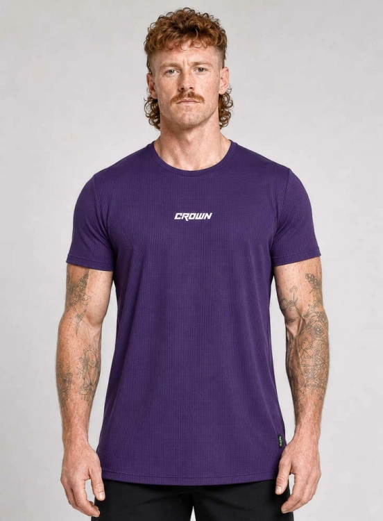 Camiseta Crown Polytech Roxa Produto Camiseta Crown Polytech Roxa