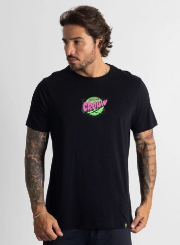Camiseta Crown Training Astro Preta