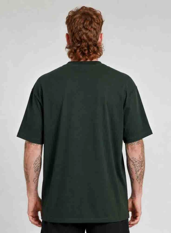 Camiseta Oversized Bordada Verde Escuro Produto Camiseta Oversized Bordada Verde Escuro