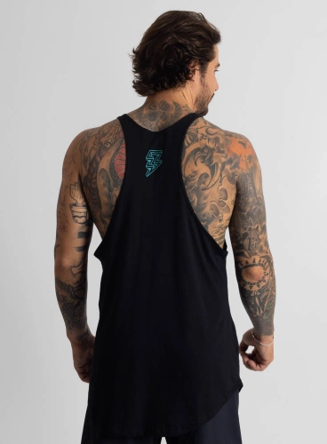 Produto Regata Cavada Crown Legacy Preta