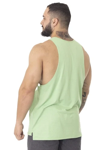 Produto Regata Crown Corte Laser Bodybuilder Verde 