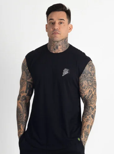 Produto Regata Crown Japonesa Shadow Wolf Preta