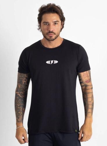 Camiseta Crown Polytech Bonerage Preta