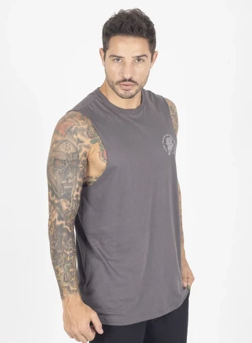 Regata Crown New Tank Bodybuilder  Grafite 