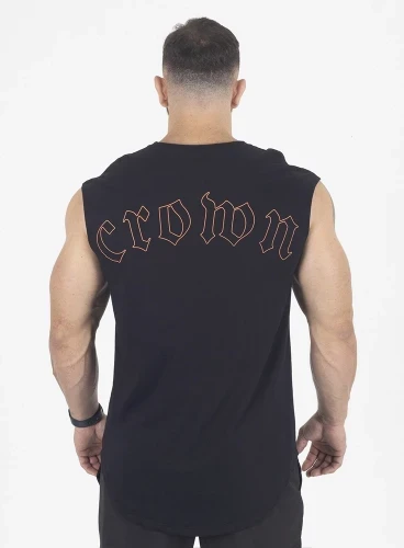 Regata Crown Japonesa Fire Preto Produto Regata Crown Japonesa Fire Preto