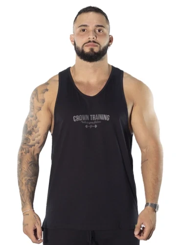Regata Delt Crown Training Black Produto Regata Delt Crown Training Black