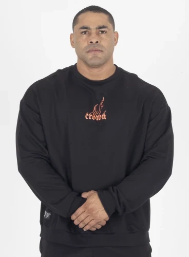 Moletom Oversized Crown Training Fire 