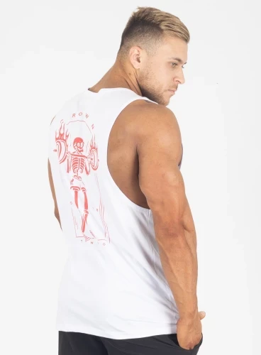 Regata Crown Tradicional Blaze Reps Branco Produto Regata Crown Tradicional Blaze Reps Branco