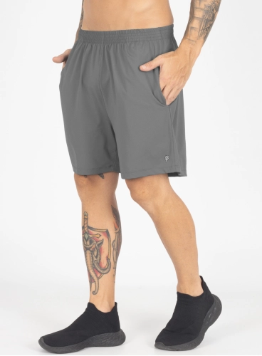 Bermuda Crown Poliamida Curta Original Grafite