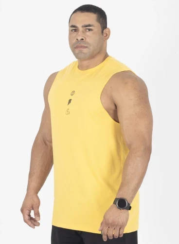 Regata Crown New Tank Conquest  Amarelo 