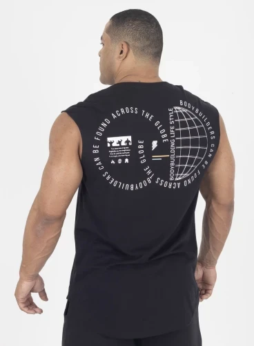 Produto Regata Crown Japonesa World Preto 