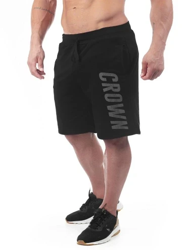 Bermuda Crown Training Moletom Basic Preta 2