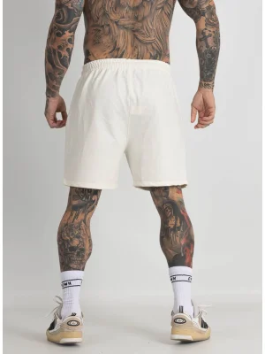 Bermuda de Moletom Crown Curta Original Off White Produto Bermuda de Moletom Crown Curta Original Off White