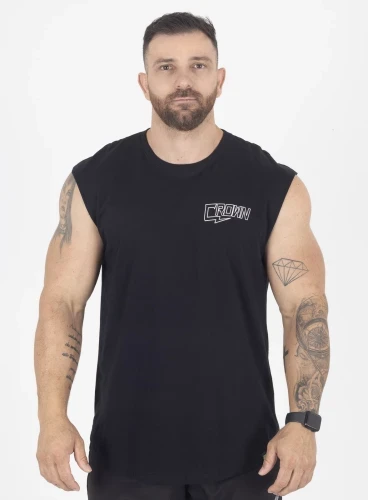 Regata Crown Japonesa Spark Preto Produto Regata Crown Japonesa Spark Preto