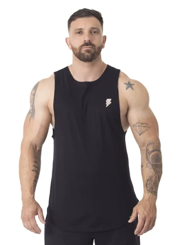 Regata Crown Tank Minimalist  Preto 