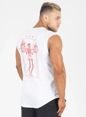Regata Crown Japonesa Blaze Reps Branco Produto Regata Crown Japonesa Blaze Reps Branco