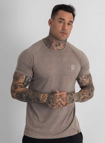 Camiseta Crown Training Classic Mescla Marrom